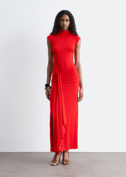 Vestido midi de frontal cruzado - H&m фото 5