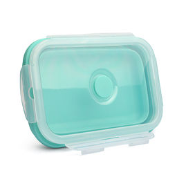 Ланчбокс складной герметичный прямоугольный, 800 мл, 18,5x13x7 см, - Devente фото 4