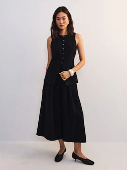 Приталенный жилет из вискозы / Zarina