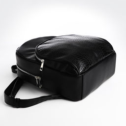 Рюкзак женский городской TEXTURA, на молнии, с карманом, размер 31×10×25 см, чёрный