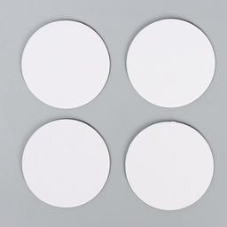 Набор холстов на магните «Круг», 7.5 см, 4 шт.