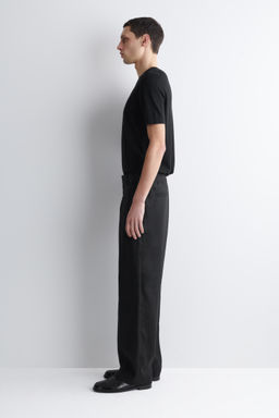 PANTAL?N DE LINO RELAXED FIT STRAIGHT LEG - H&m фото 9