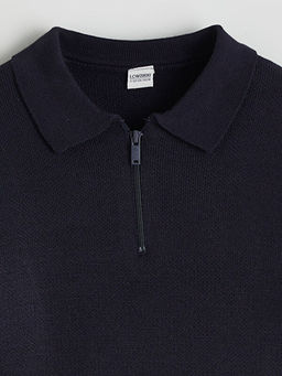 Polo Yaka Erkek ?ocuk Triko Kazak