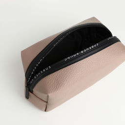 Косметичка на молнии о объёмная, маленькая, капучино - Simaland фото 3