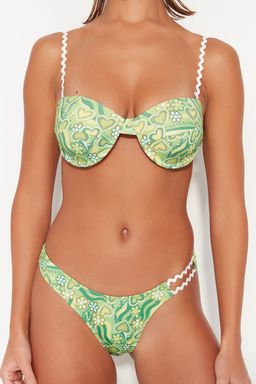 TRENDYOLMILLA Cicek Desenli Balenli Biyeli Bikini Ustu TBESS23BU00131 фото 4