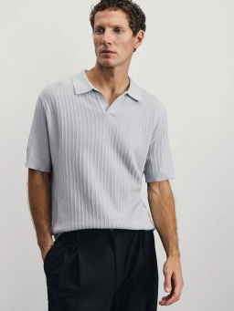 Джемпер поло из смесового хлопка / Zarina