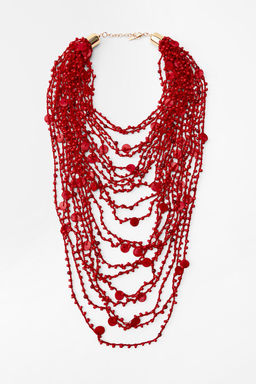 BEADED SEASHELL NECKLACE - Zara фото 4