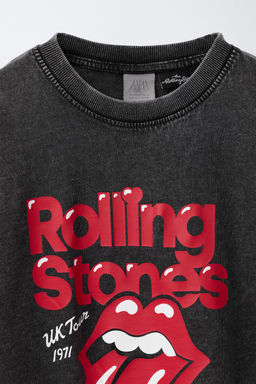 ROLLING STONES  WASHED-EFFECT T-SHIRT - Zara фото 3