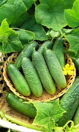 Огурец ПРИМАДОННА ДАЧНИКА F1 Новейший ультраскороспелый гибрид с длительным периодом плодоношением! Урожайность до 28 кг/м.кв!