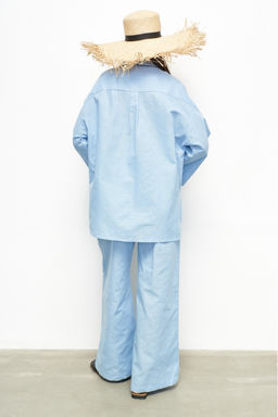 Костюм лён рубашка/брюки Blue - Erist store фото 7