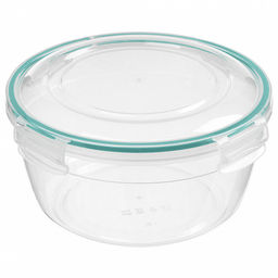 Контейнер для продуктов герметичный круглый 1,5л с замками (бесцветный) 221161518/02