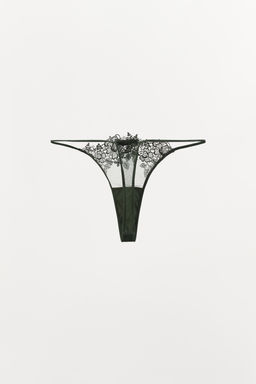 LACE MESH THONG - Zara фото 2