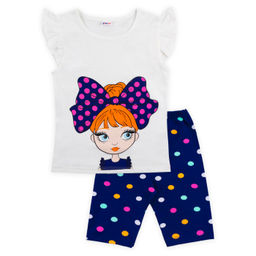 Комплект футболка кулирка, велосипедки кулирка с лайкрой 7003100106