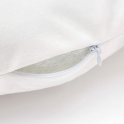 Подушка Этель Зайка белая 48х38см, велюр, 100% п/э фото 3