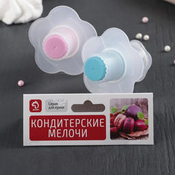 Цена за 4 шт. Плунжер кондитерский для заполнения начинкой выпечки Доляна, 6.5?4.5?3 см, МИКС  фото 4