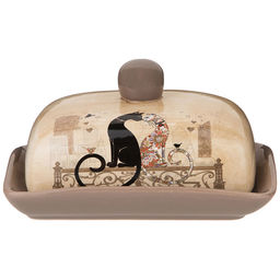 Масленка Парижские коты 17*12*10 см. 358-1727