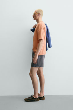CAMISETA PUNTO ACABADOS IRREGULARES / Mandarina - Zara фото 4