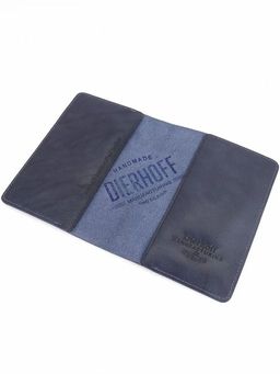 Мужская кожаная обложка для паспорта Dierhoff Д 6013-900 - Sergio valentini фото 3