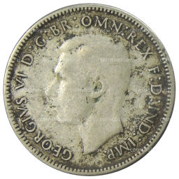 Монета 1 шиллинг 1946 года Австралия