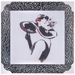 КАРТИНА В РАМЕ, ЦВЕТ: ЧЕРНЫЙ С СЕРЕБРОМ, РАЗМЕР 50*50 СМ - Lefard фото 2