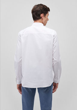 Beyaz Gomlek - Mavi фото 4