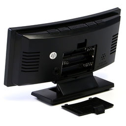 Часы - будильник электронные настольные с термометром, календарем, 17×9.5 см, 3хААА, USB