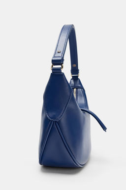 BOLSO DE HOMBRO OVALADO / Azul - Zara фото 4
