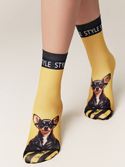 Цена за 2 пары CONTE Носки с рисунком Сolorful style mix - Conte elegant фото 3