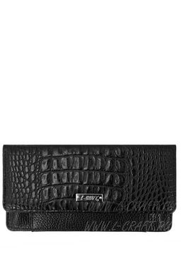 Модель №PL-12 | кожа | крокодил | черный | К209-1 | 16657