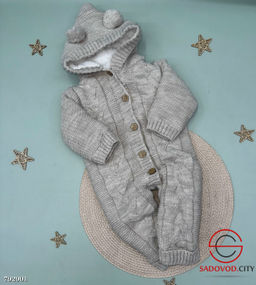 Вязаный детский комбинезон на меху - Bruno фото 9