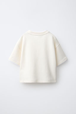 CAMISETA DOBLE INTERLOCK / Crudo - Zara фото 2