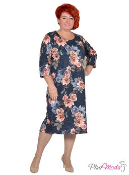 Платье Модель №1768 размеры 44-84 - Plusmoda фото 4