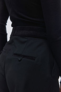 Pantal?n corto sastre de talle alto - H&m фото 4