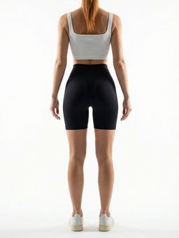 Велосипедки Вишня женские нейлон с спандексом голубые - Mtforce фото 33