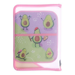 Папка для труда, А4, пластиковая, 23×32.5×2.5 см «Авокадо»