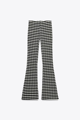 JACQUARD FLARE TROUSERS - Zara фото 14