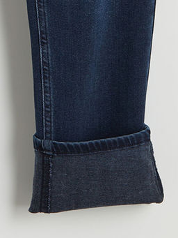 750 Slim Fit ??i Polarl? K??l?k Erkek Jean Pantolon