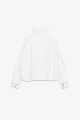 100% LINEN BOMBER JACKET ZW COLLECTION - Zara фото 13