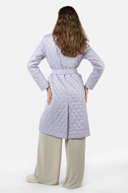 Пальто женское демисезонное (пояс) - El podio фото 5