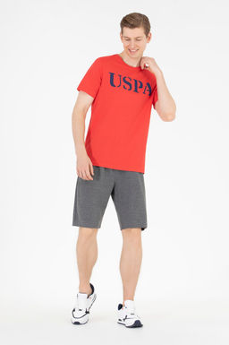 Мужские трикотажные шорты антрацитового меланжа