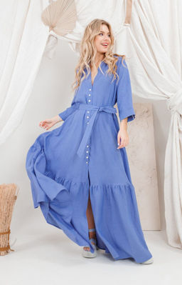 Платье AMORI 9653 василек