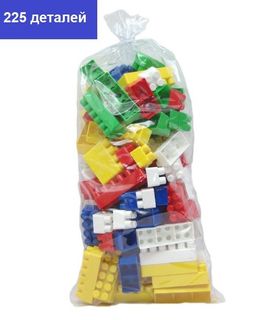 Конструктор 225 элем. в мешке (40-0107)