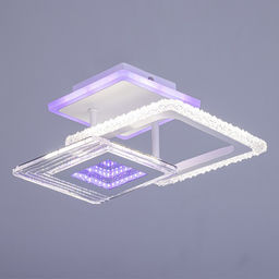 Люстра потолочная «Эми» LED 3×32 Вт Белый 34×26×12 см 3000-6500K