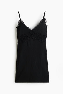 Vestido con detalles de encaje
