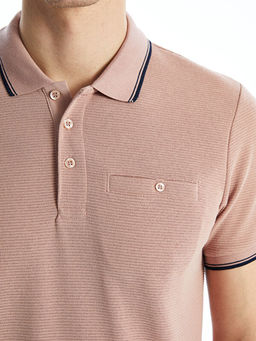 Polo Yaka K?sa Kollu Erkek Dokulu Ti??rt