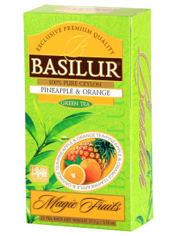 Коллекция Волшебные фрукты / АНАНАС И АПЕЛЬСИН (71544 ) черн. 25 пак/ (BASILUR)