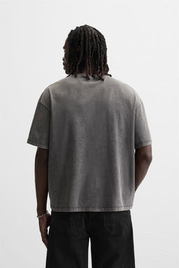 WASHED PATCH T-SHIRT - Zara фото 3