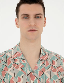 Pembe Comfort Fit K_sa Kollu G_mlek - Pierre cardin фото 2