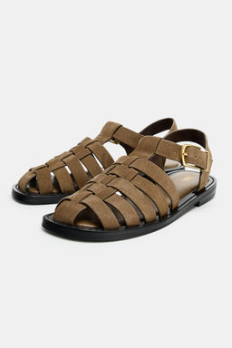 ZAPATO CANGREJERA SERRAJE / Beige - Zara фото 3