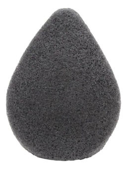 PURITO Bamboo Charcoal Konjac Sponge, 7g - Спонж-конняку с древесным углём